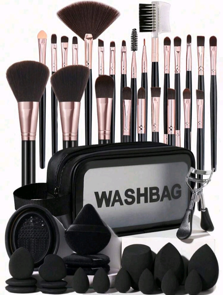 46-Piece Professional Makeup Tool Set
